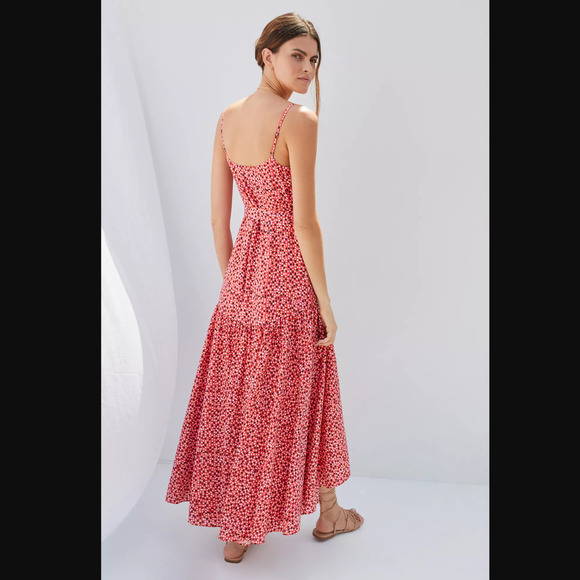 NWT Anthropologie Hutch Flutter Wrap Midi Dress - Large - Picture 8 of 10